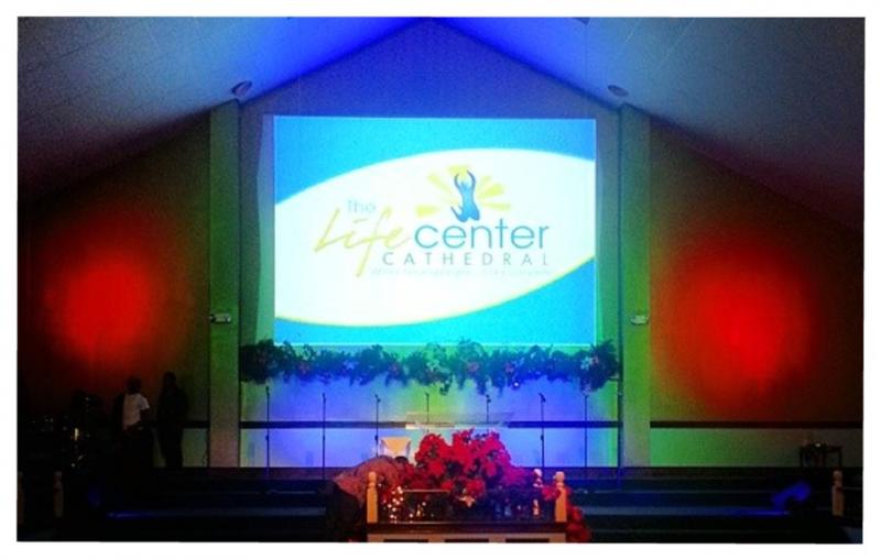 Lighting Install (Life Center Cathedral)